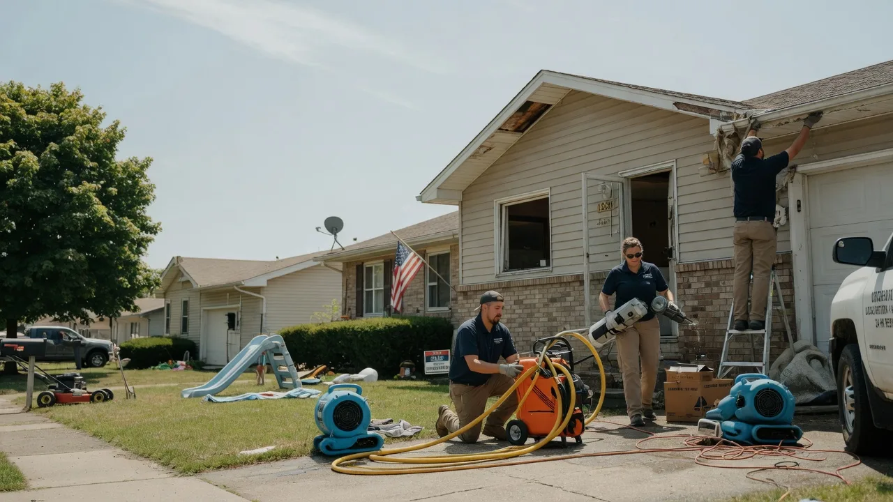 Water Damage Restoration in New Lenox, IL near me